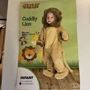 Infant Cuddly Lion Halloween Costume 12-24 months by Spirit Halloween